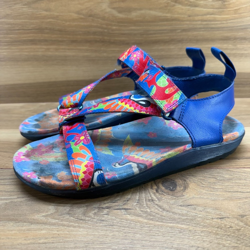 Dr Martens Balfour Sandals Womens 7 Blue Pink Multi Comfort